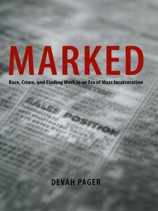Title details for Marked by Devah Pager - Available